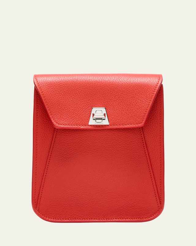 Anouk Mini Leather Messenger Bag